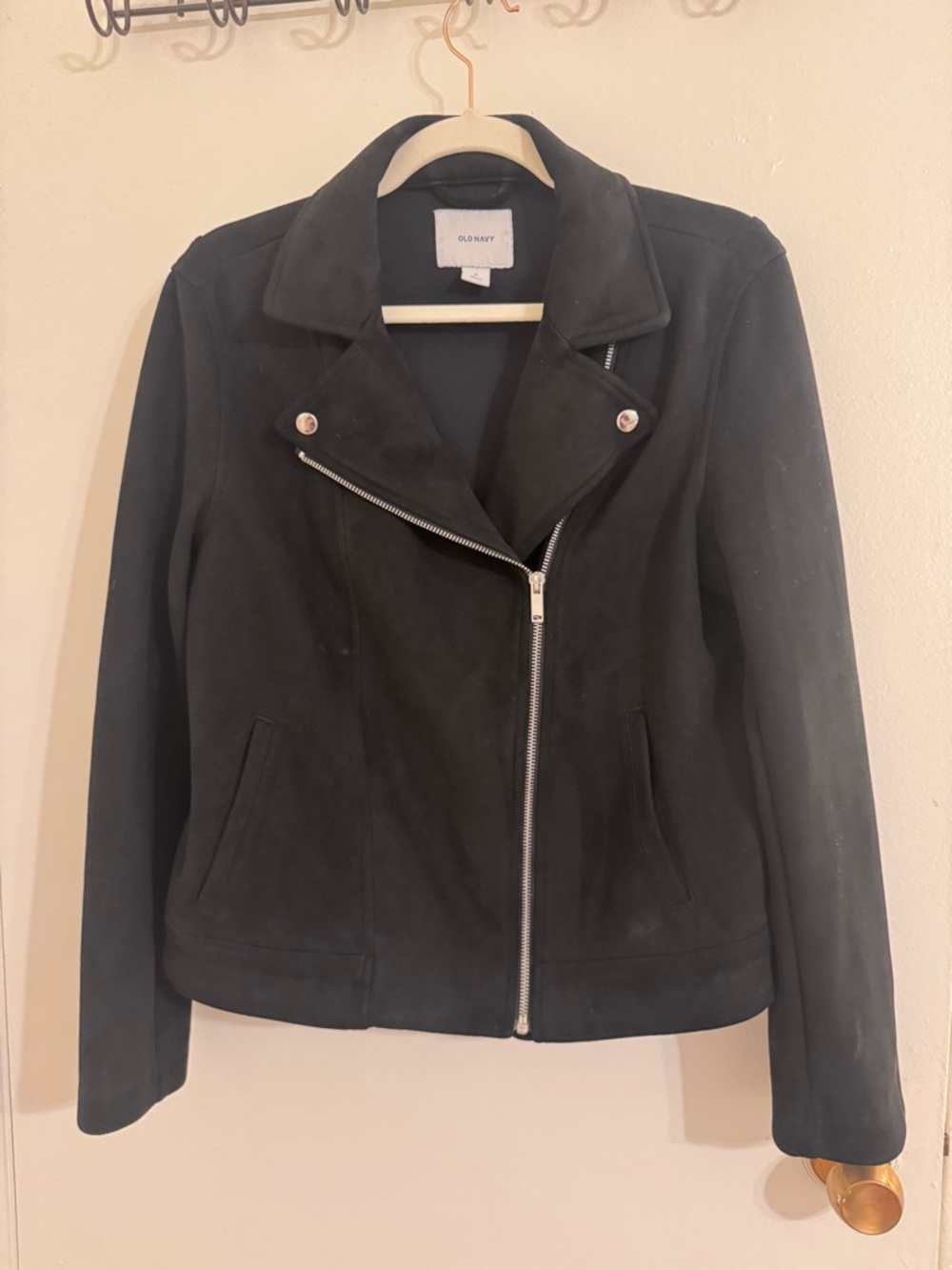 Old Navy Black Moto Jacket - Picture 2 of 9